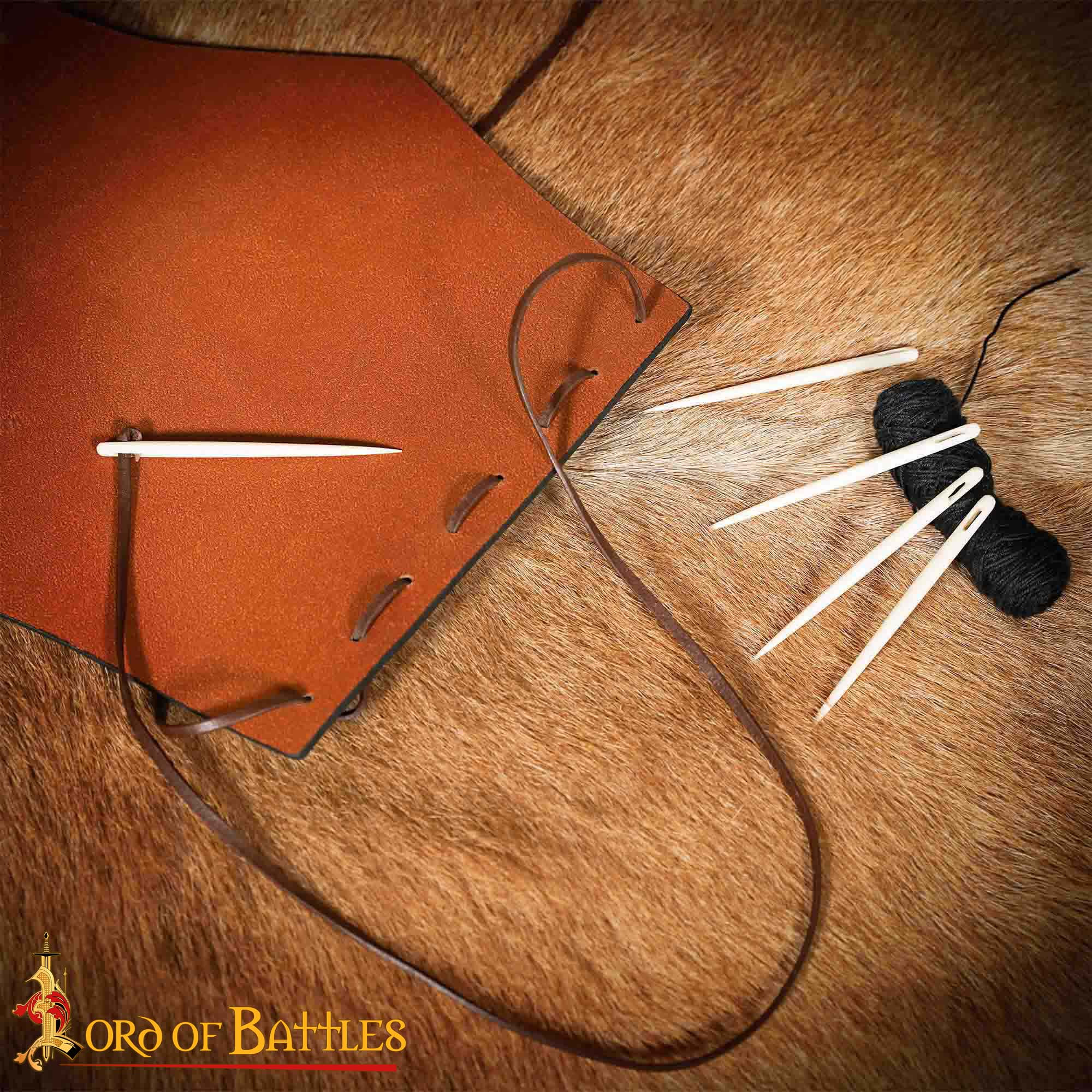 Aguja Medieval de Bordar Hecha a Mano de Hueso Auténtico Accesorio Funcional - Image 6