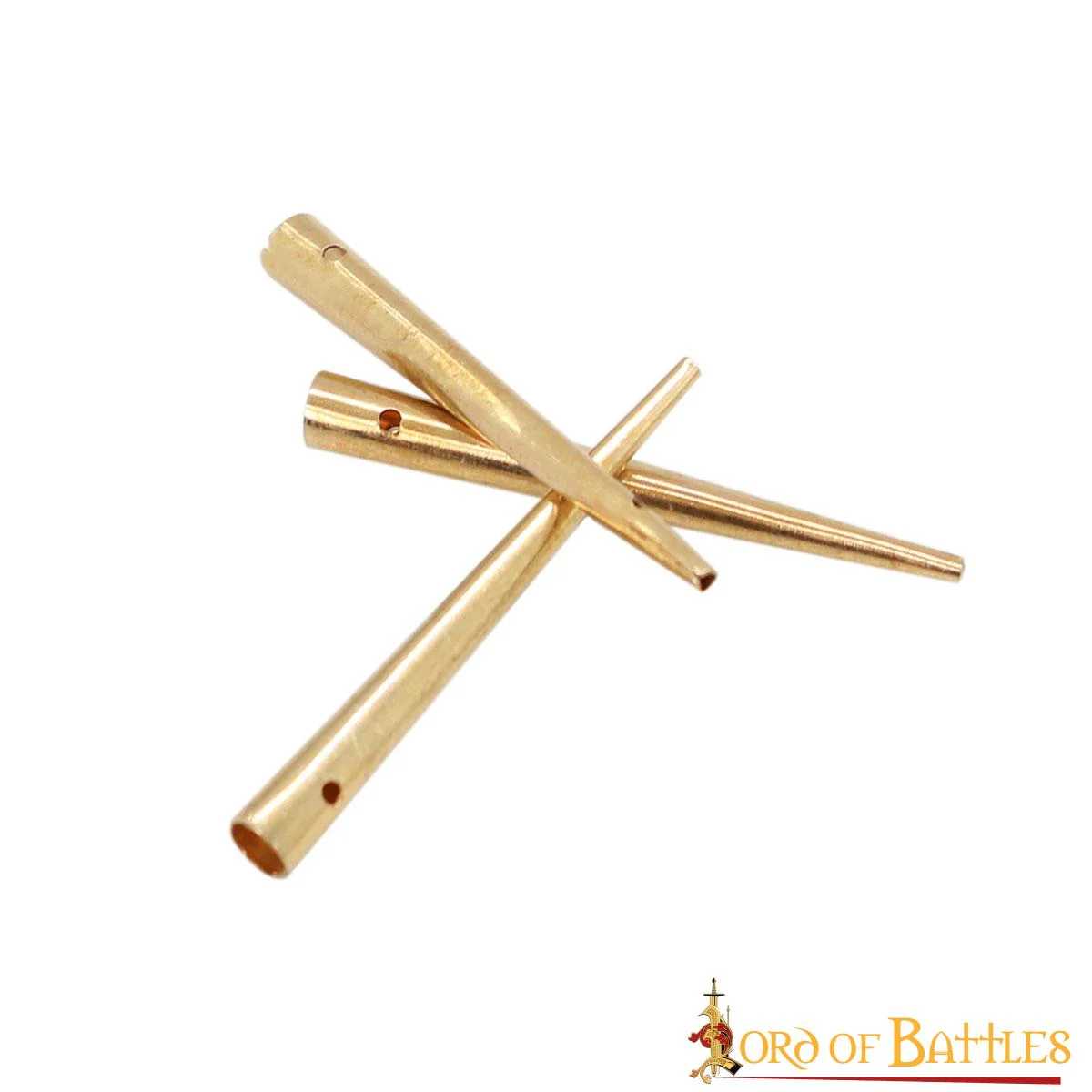 Aiglets Medievales de Latón - Juego de 10 Puntas de Cordón Resistentes (3,6 Cm) - Image 2