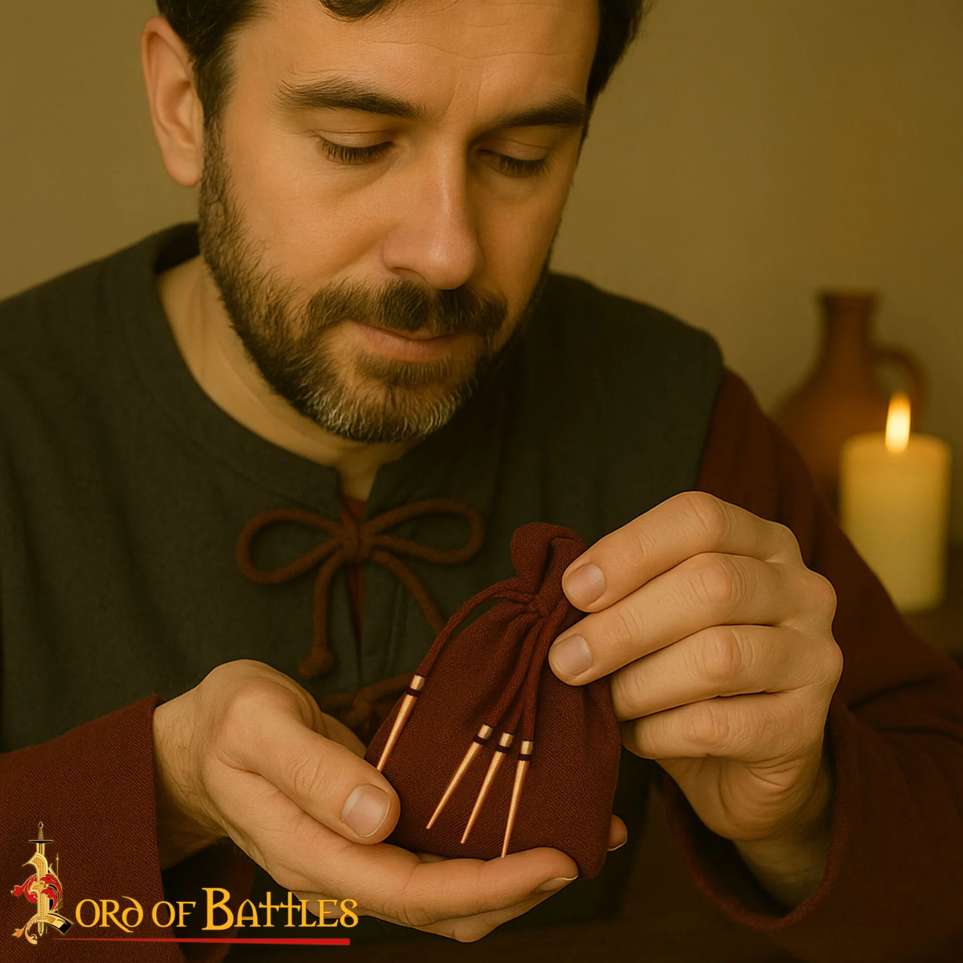 Aiglets Medievales de Latón - Juego de 10 Puntas de Cordón Resistentes (3,6 Cm) - Image 8