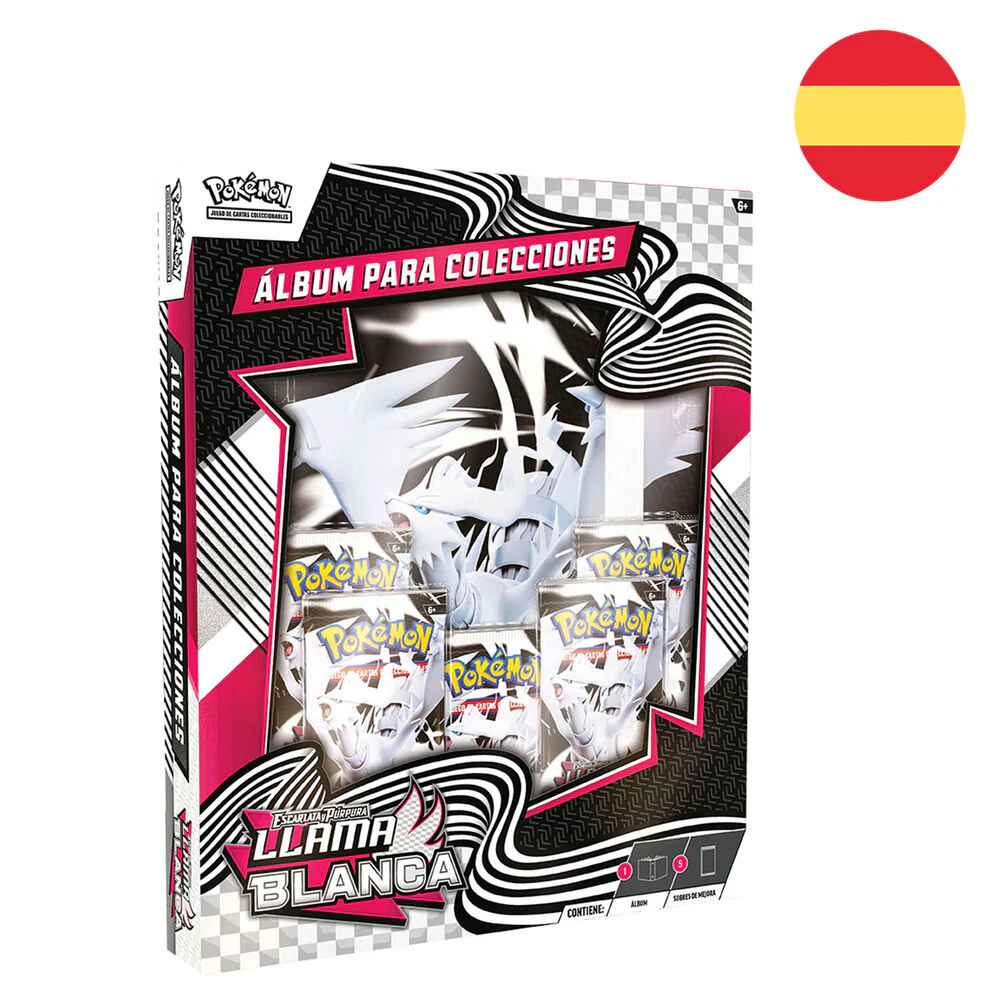 Album Colecciones Juego Cartas Llama Blanca Pokemon Español