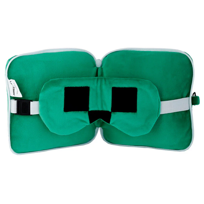 Almohada Viaje Antifaz Creeper Minecraft Relaxeazzz - Image 2