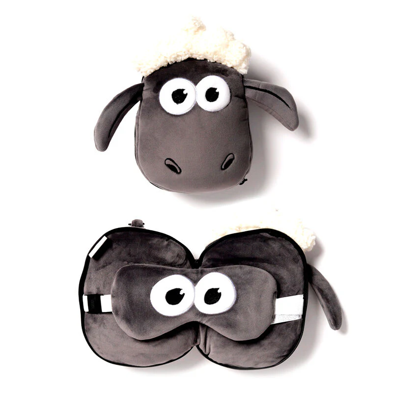 Almohada Viaje Antifaz La Oveja Shaun Relaxeazzz