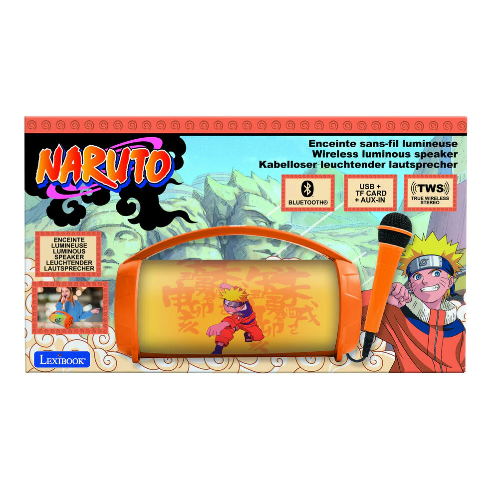 Altavoz Bluetooth Luminoso + Microfono Naruto - Image 2