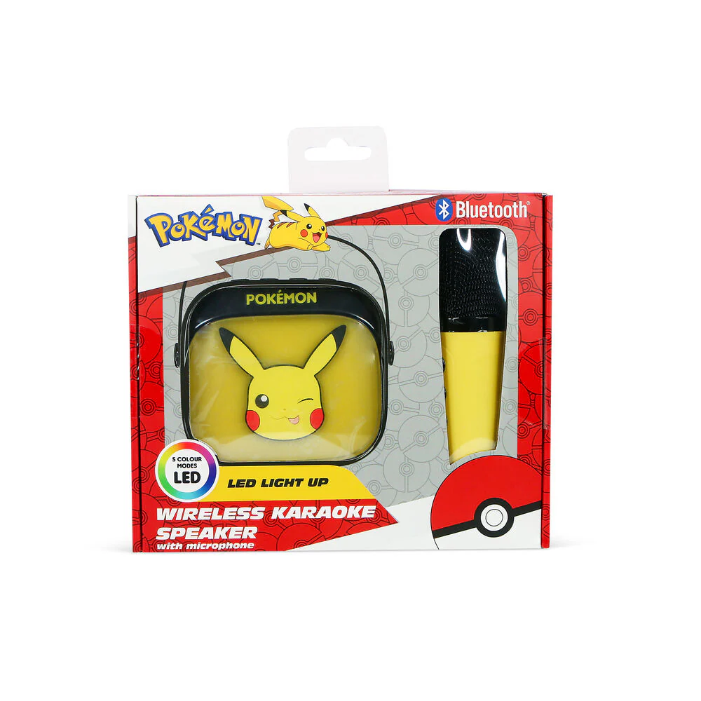 Altavoz Y Micro Karaoke Led Pikachu Pokemon - Image 2