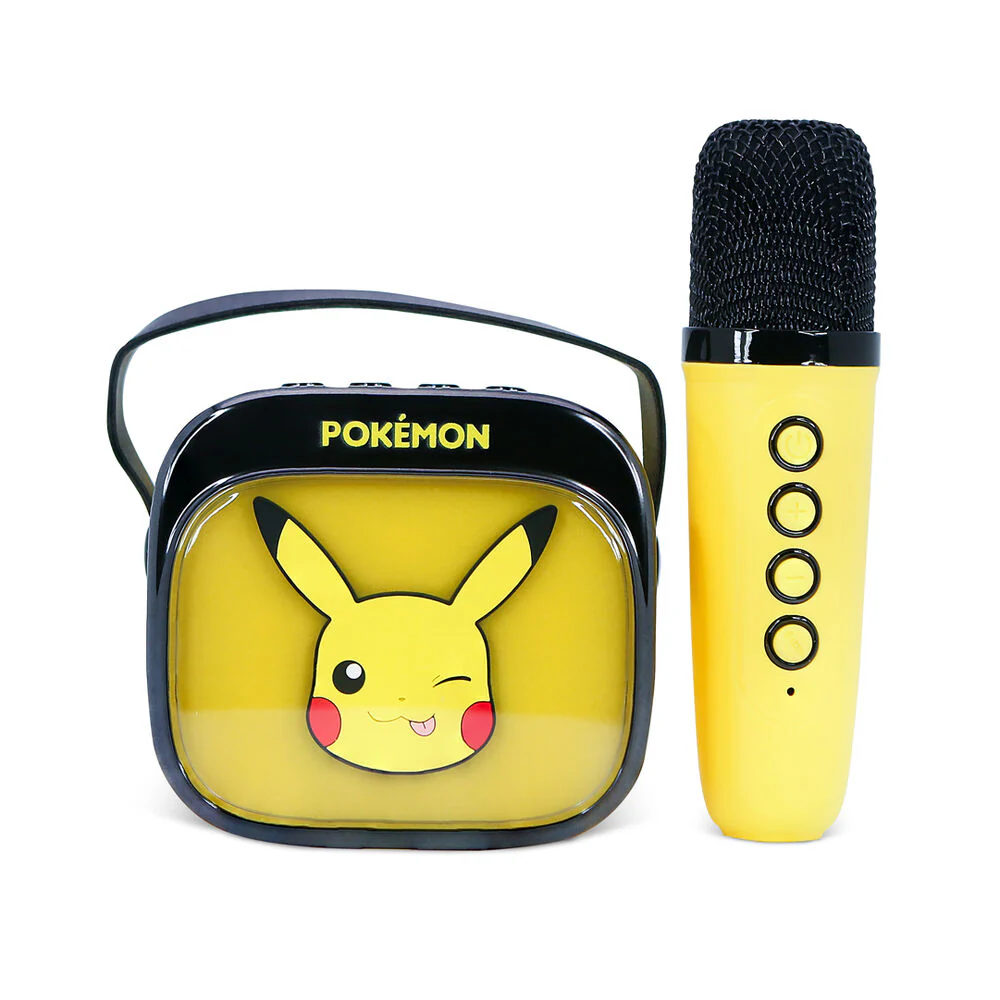 Altavoz Y Micro Karaoke Led Pikachu Pokemon - Image 3