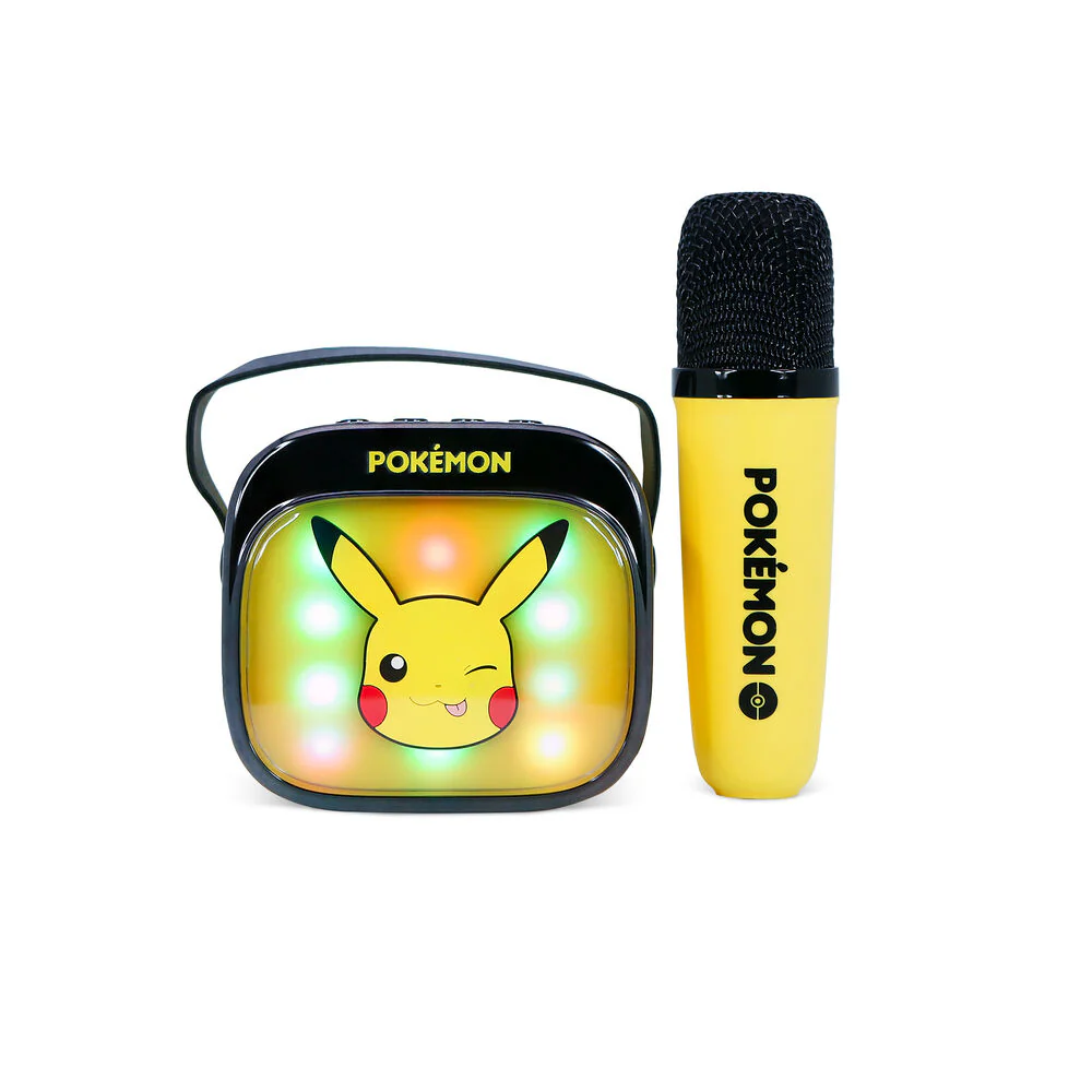 Altavoz Y Micro Karaoke Led Pikachu Pokemon - Image 4
