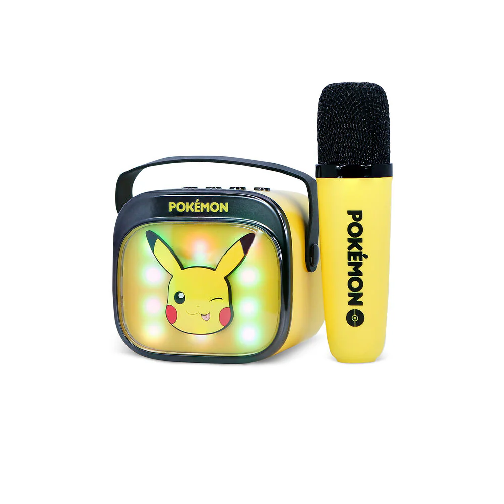 Altavoz Y Micro Karaoke Led Pikachu Pokemon - Image 6