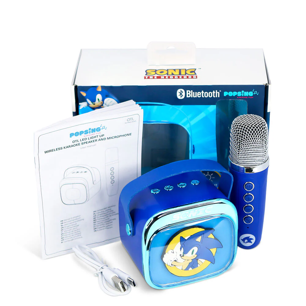 Altavoz Y Micro Karaoke Led Sonic The Hedgehog - Image 13