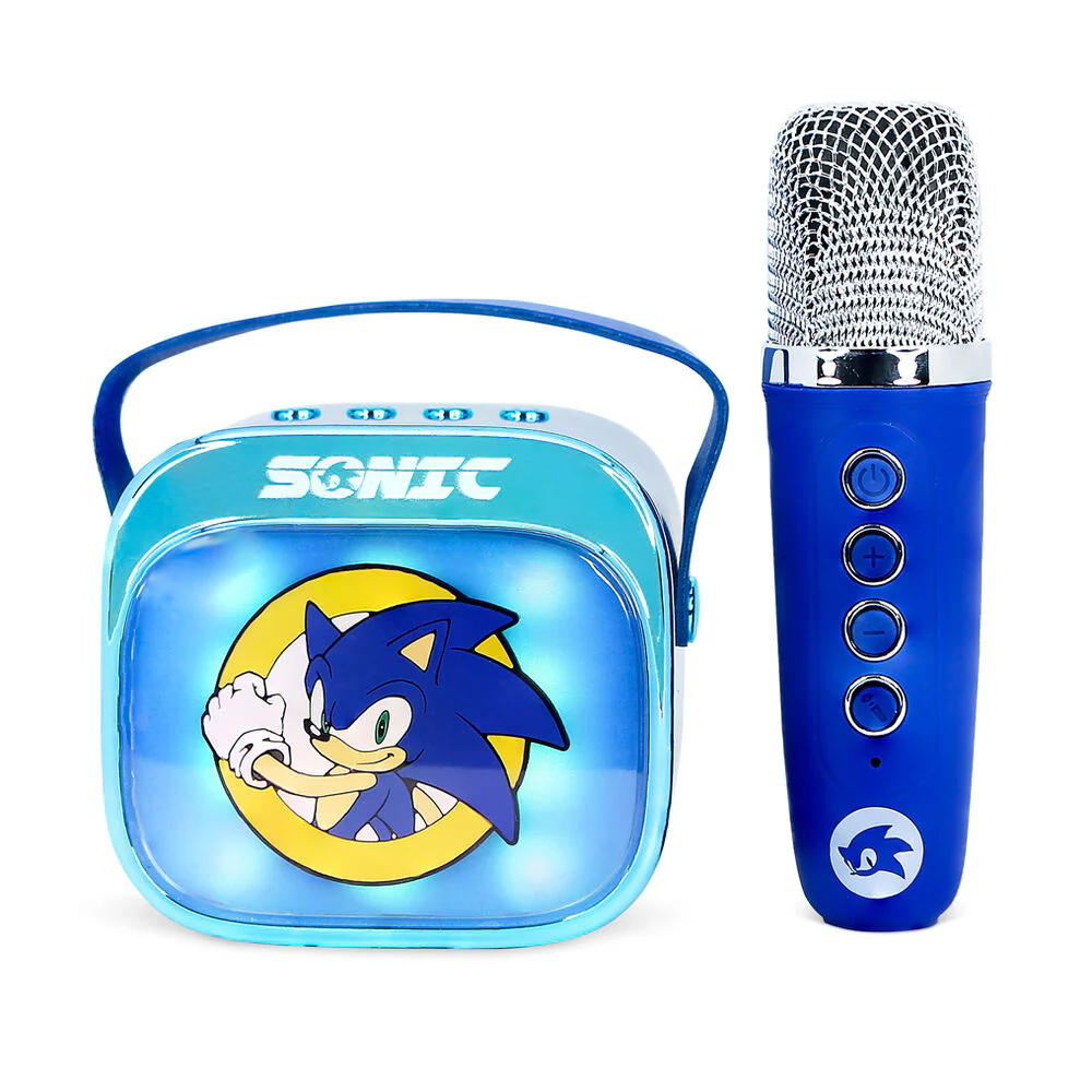 Altavoz Y Micro Karaoke Led Sonic The Hedgehog - Image 6