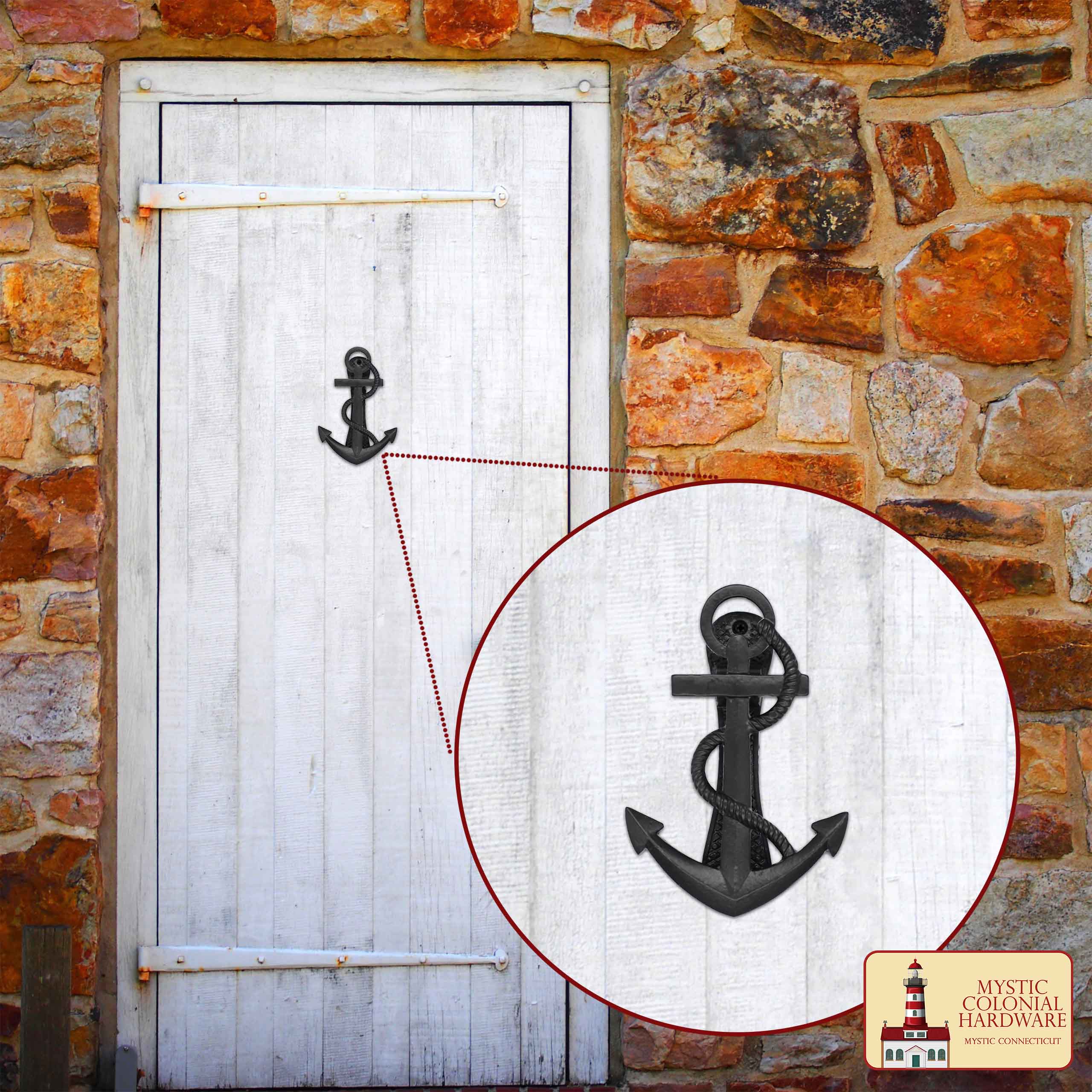 Ancla Náutica Antiqued Door Knocker- Genuino Hierro Handforged - 6 Inches Tall - Image 5