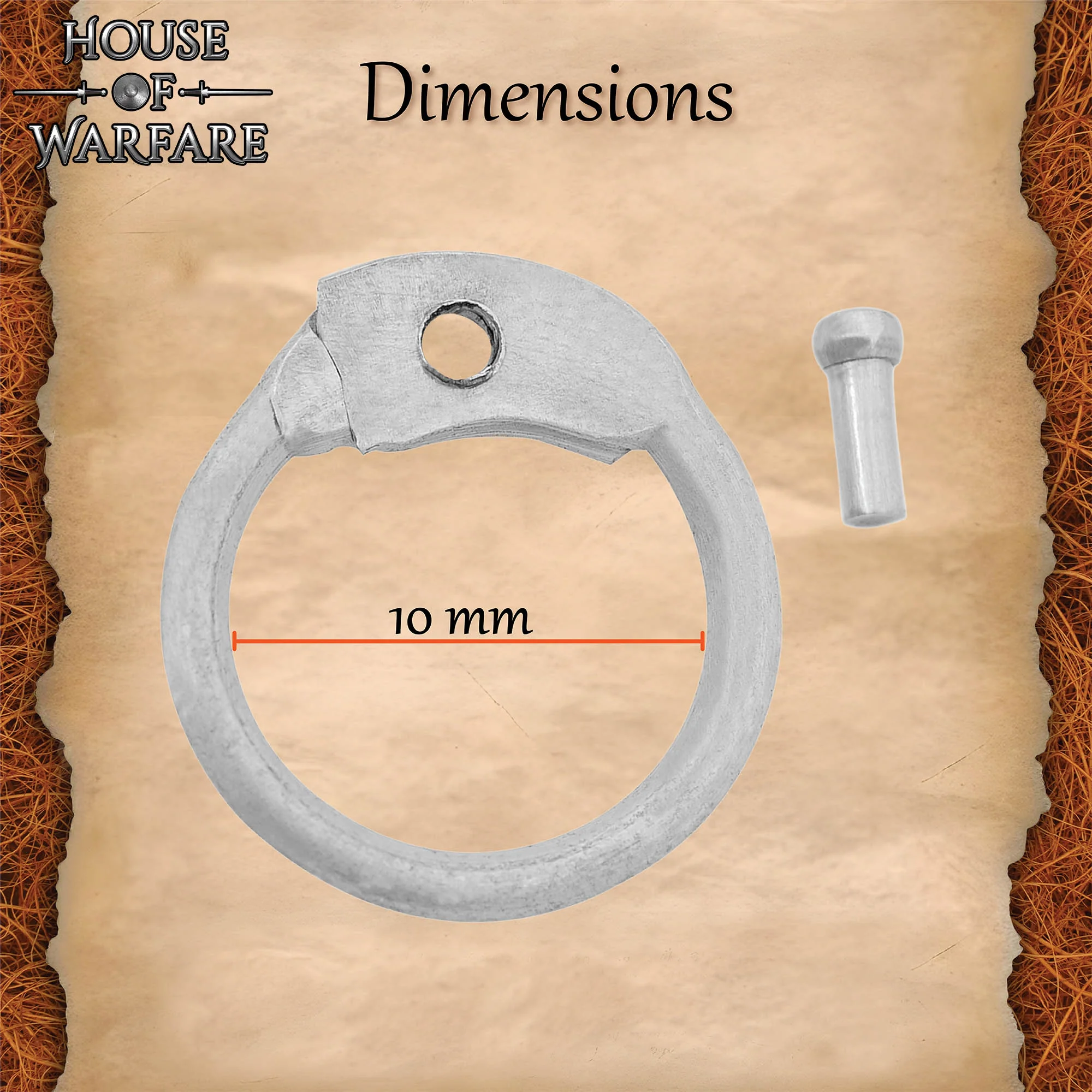 Anillo de Cota de Malla - Anillos Redondos de Aluminio Remachado, 10mm 16 Gauge - Image 4