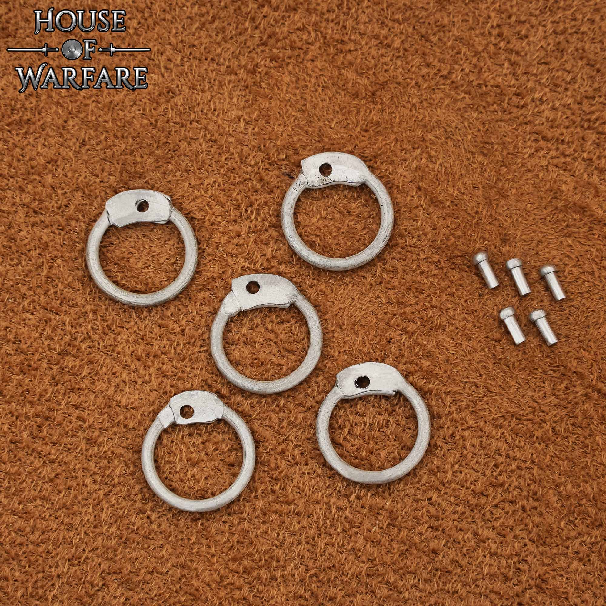 Anillo de Cota de Malla - Anillos Redondos de Aluminio Remachado, 10mm 16 Gauge - Image 6