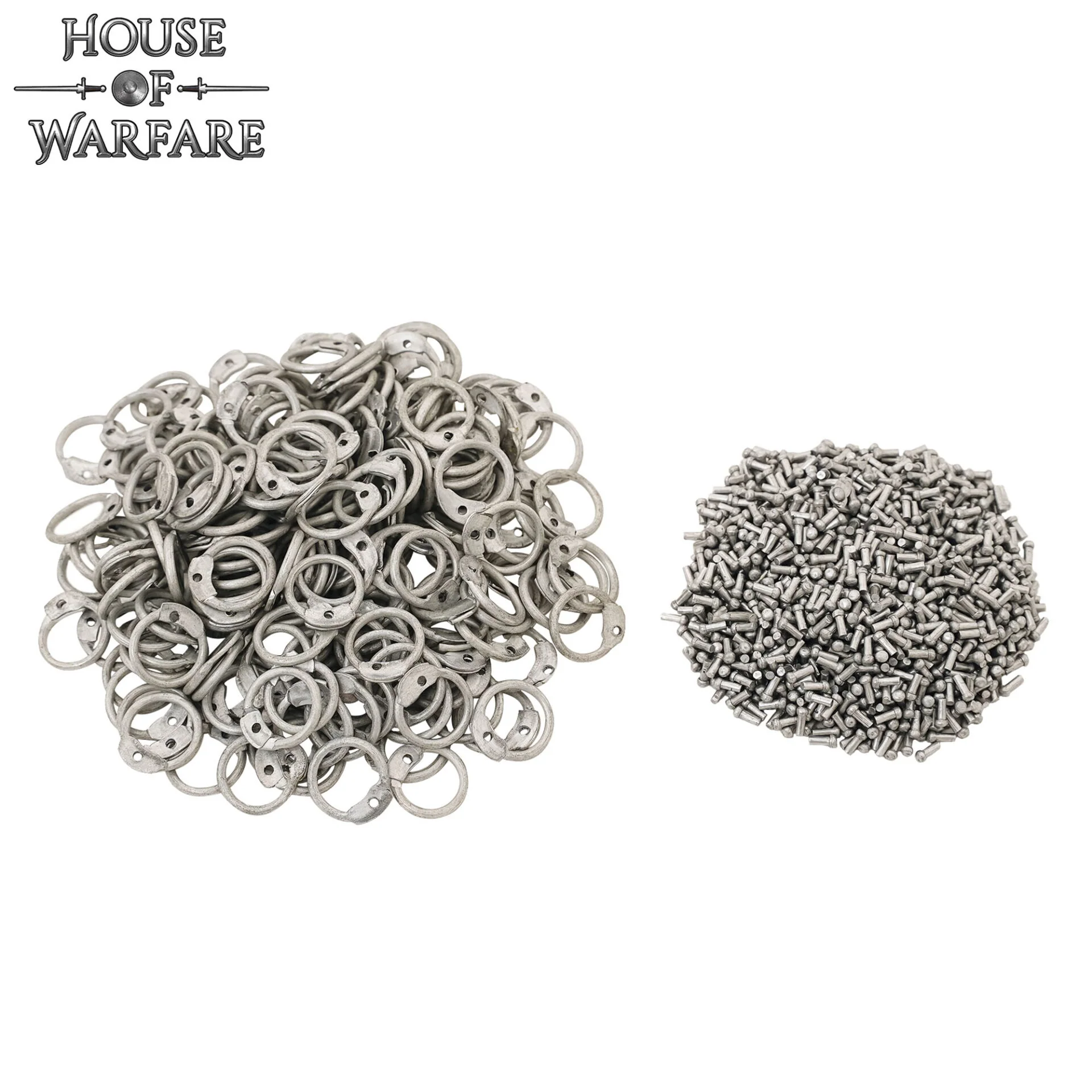 Anillo de Cota de Malla - Anillos Redondos de Aluminio Remachado, 10mm 16 Gauge - Image 8