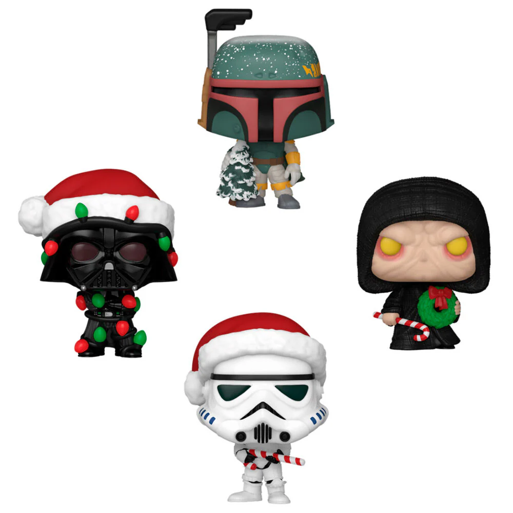 Arbol Con 4 Figuras Pocket Pop Star Wars