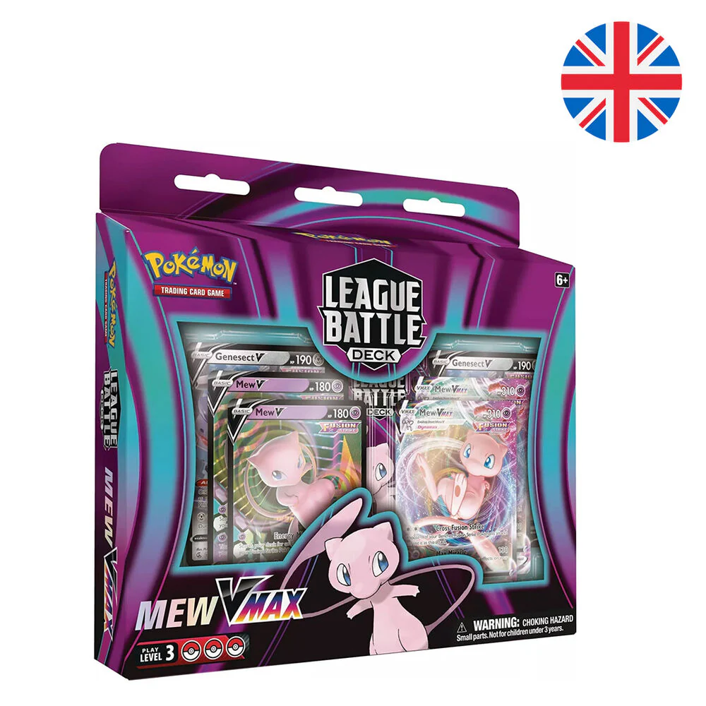 Baraja Juego Cartas Coleccionables Mew Vmax Pokemon Ingles
