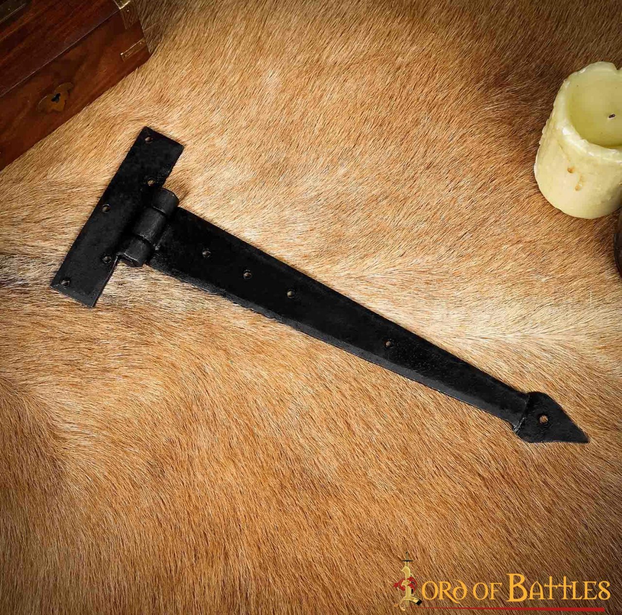 Bisagra de Puerta Rústica de Hierro Artesanal - Image 13