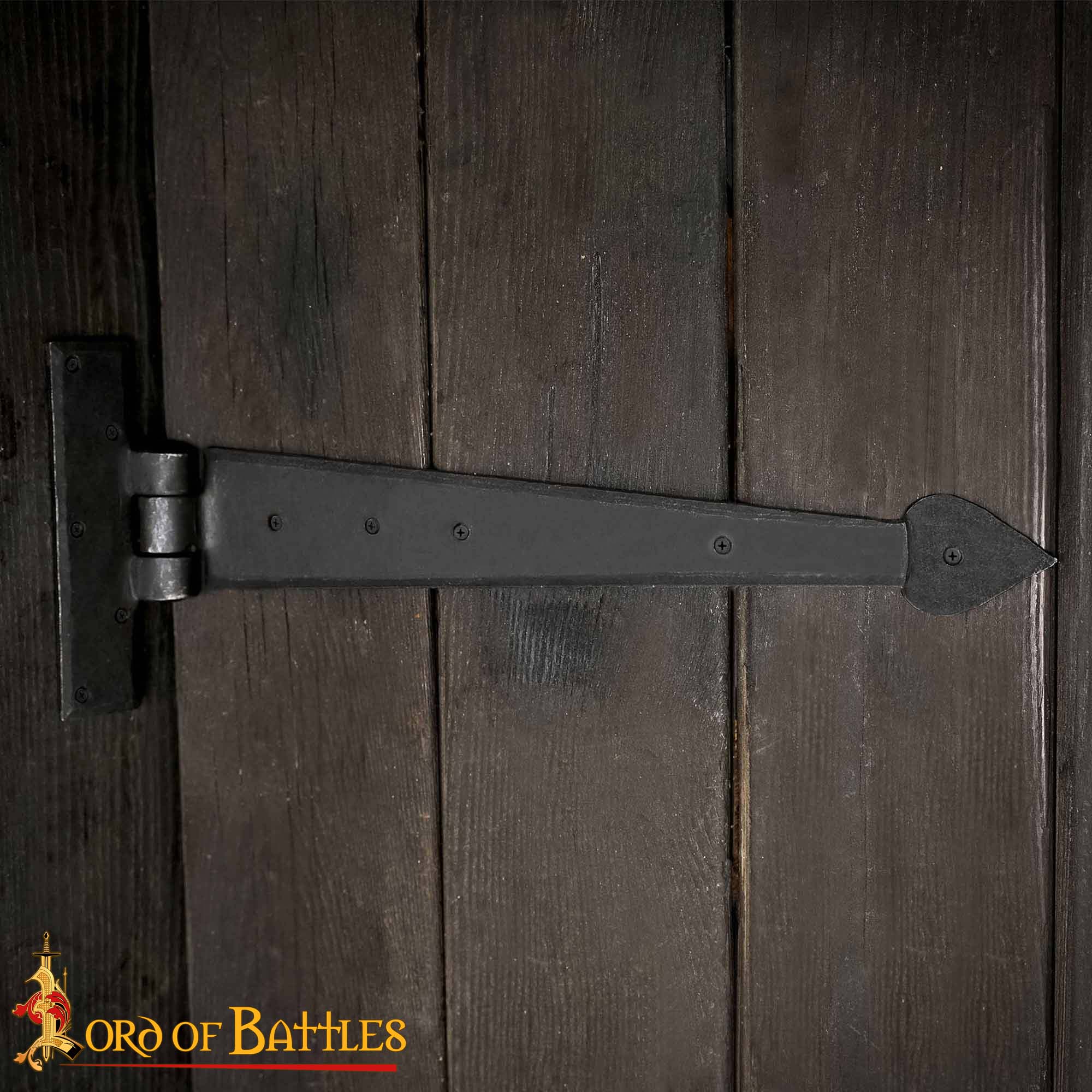 Bisagra de Puerta Rústica de Hierro Artesanal - Image 2