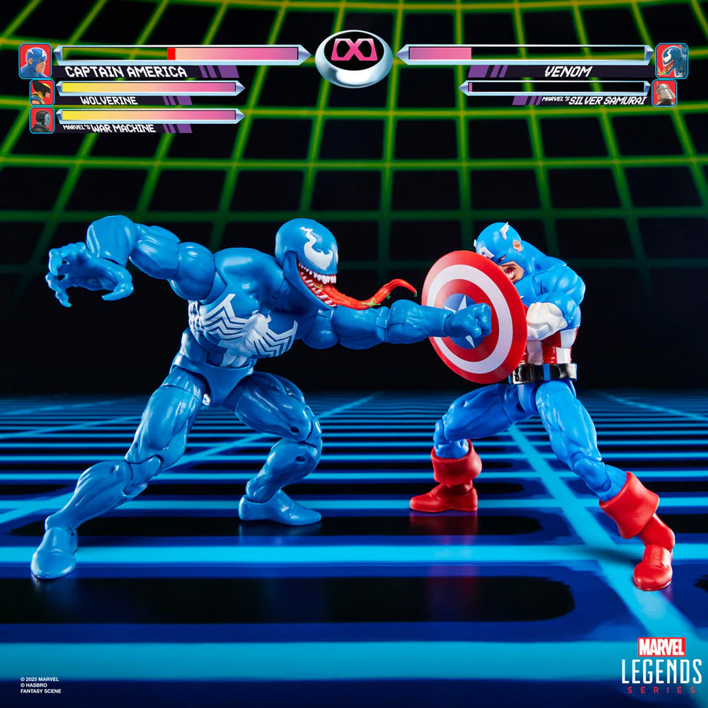 Blister 2 Figuras Capitan America & Venom Gameverse Marvel Legends Series 15Cm - Image 2