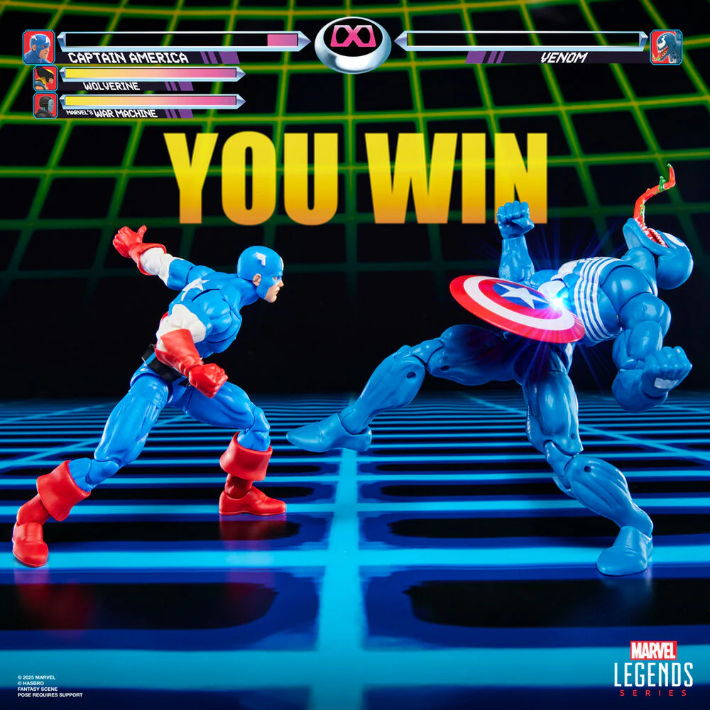 Blister 2 Figuras Capitan America & Venom Gameverse Marvel Legends Series 15Cm - Image 4