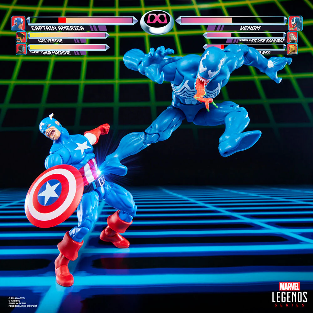Blister 2 Figuras Capitan America & Venom Gameverse Marvel Legends Series 15Cm - Image 6