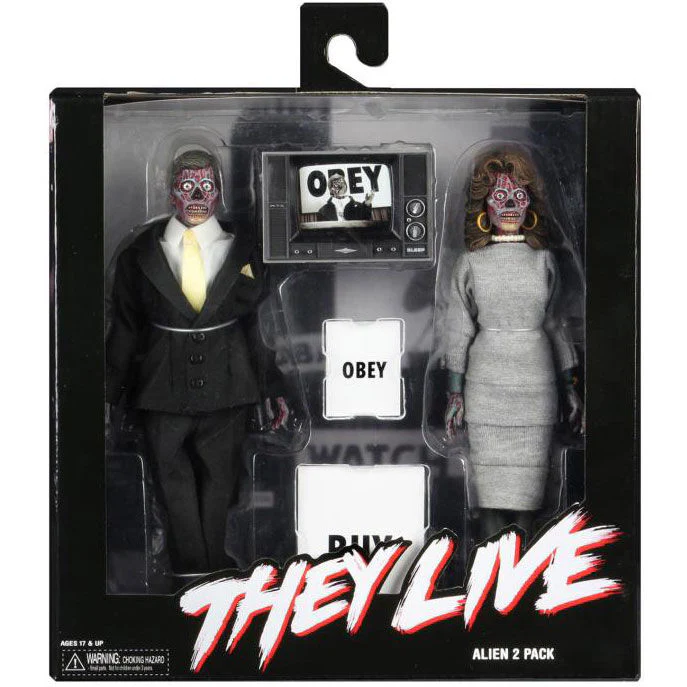 Blister 2 Figuras Estan Vivos They Live - Image 3