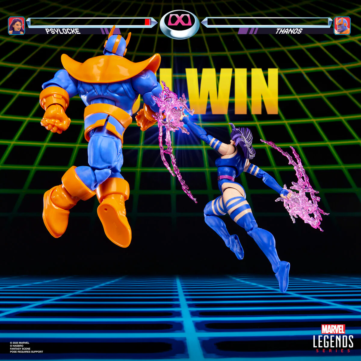 Blister 2 Figuras Psylocke Vs Thanos Gameverse Marvel Legends 15Cm - Image 10
