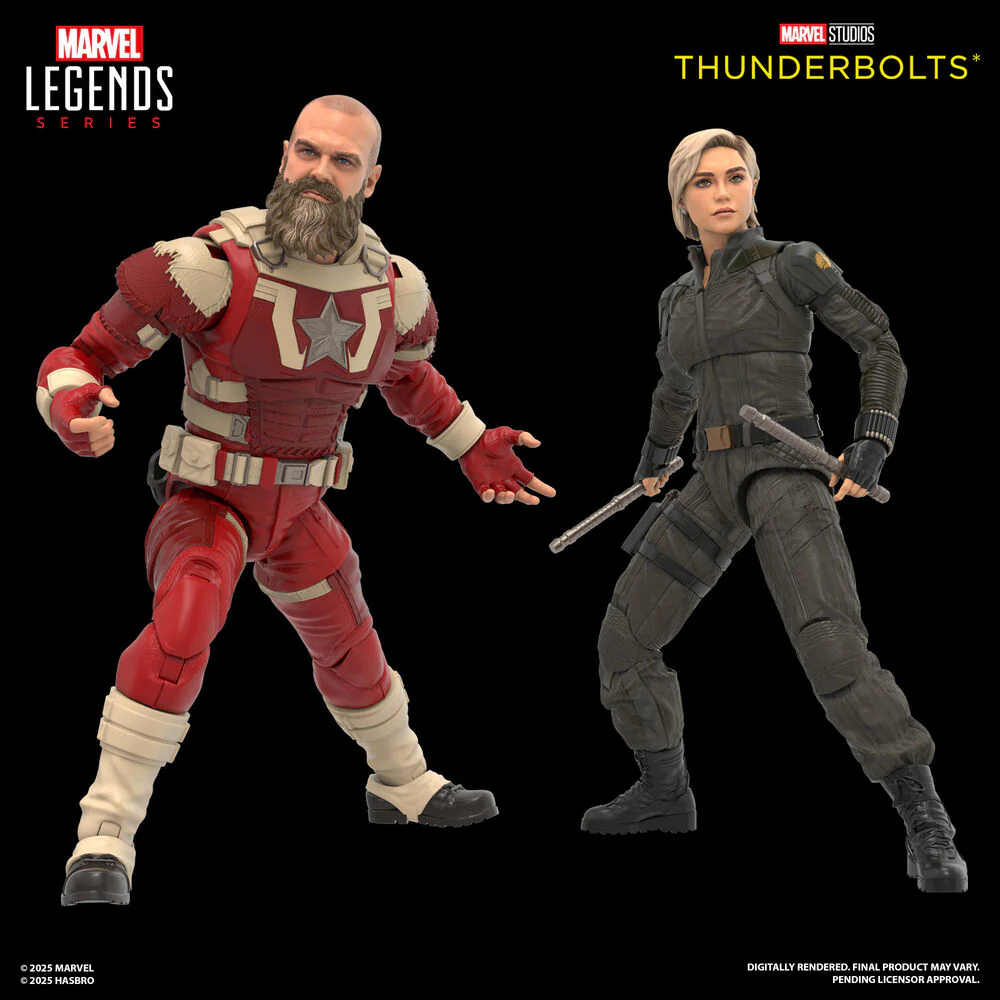Blister 2 Figuras Yelena Belova & Red Guardian Thunderbolts Marvel Legends 15Cm - Image 2