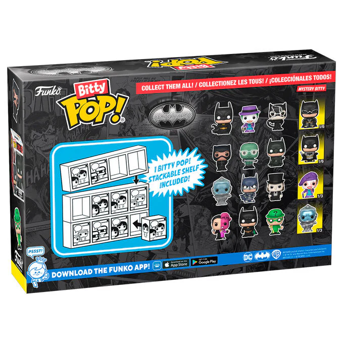 Blister 4 Figuras Bitty Pop Dc Comics Batman 85Th Anniversary Mr. Freeze - Image 2