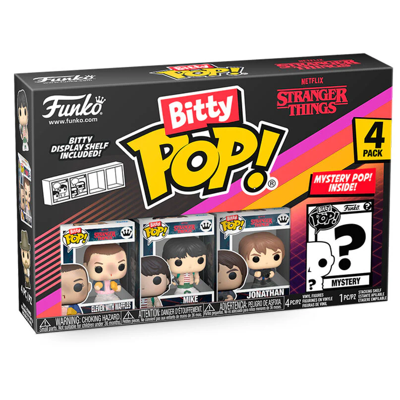 Blister 4 Figuras Bitty Pop Stranger Things Eleven - Image 3