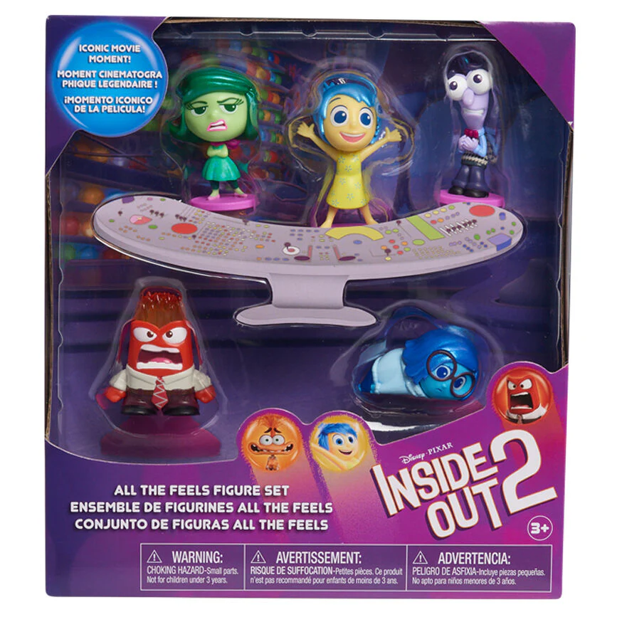 Blister 5 Figuras Del Reves 2 Disney Pixar