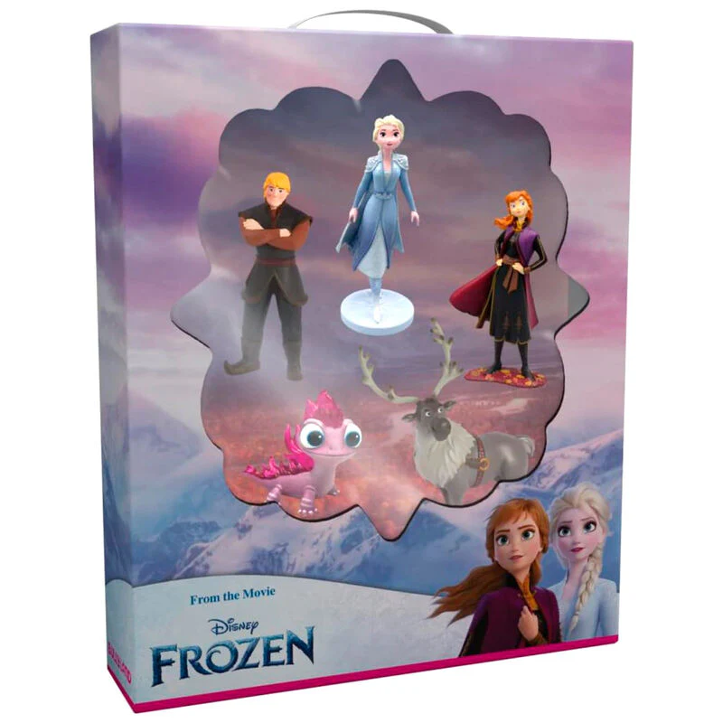 Blister 5 Figuras Frozen Disney 2