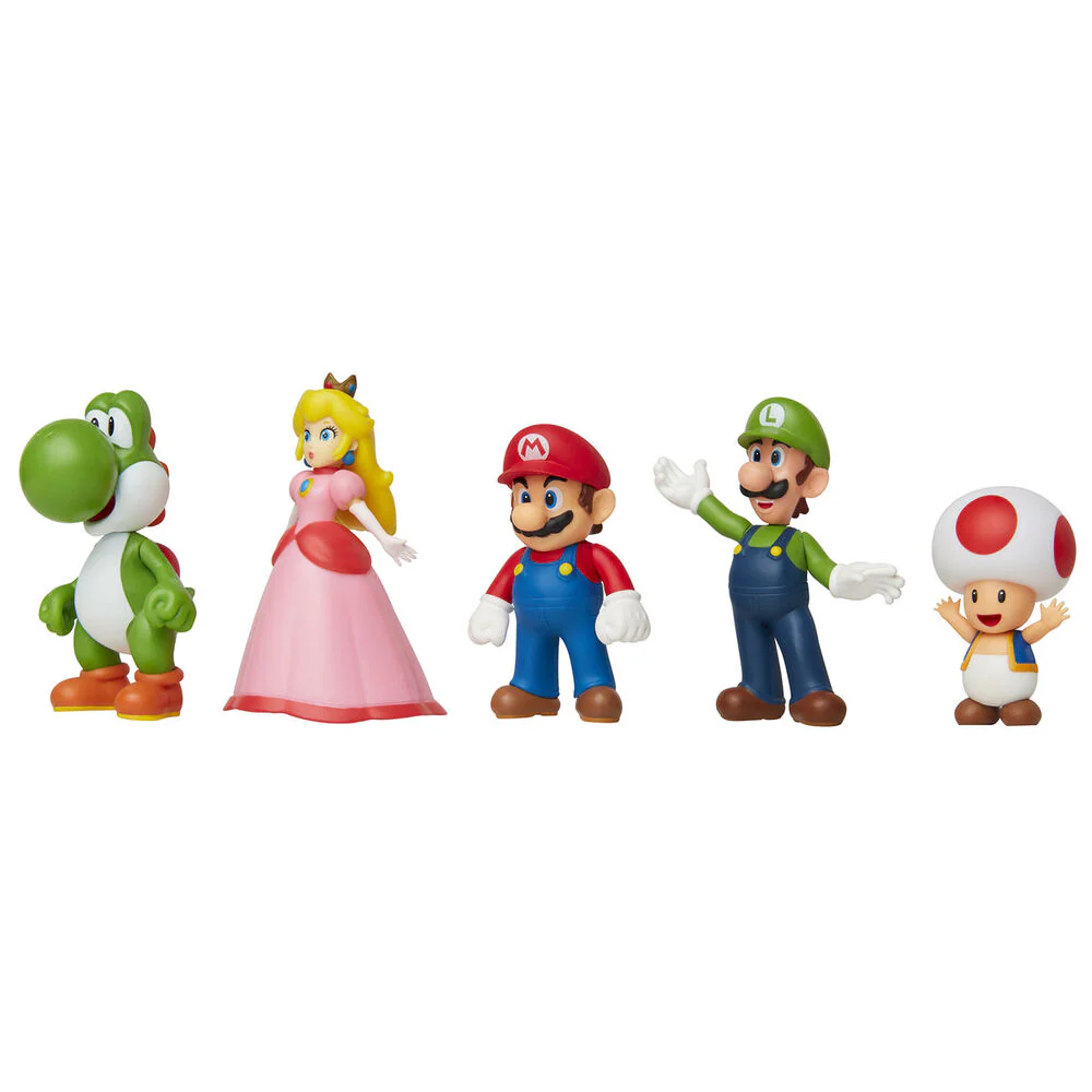 Blister 5 Figuras Super Mario Nintendo 6Cm - Image 4