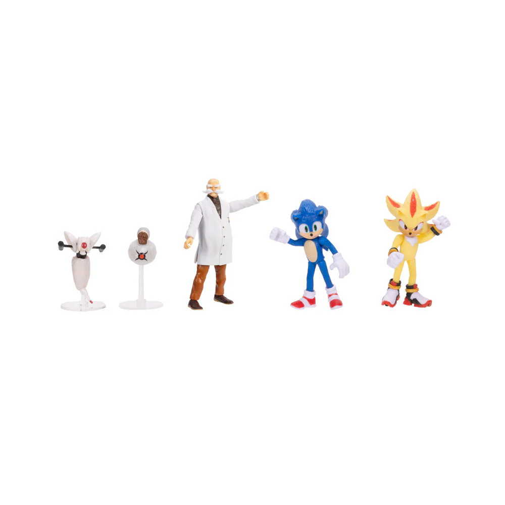 Blister 5 Figuras Wave 3 Sonic 3 6Cm - Image 3