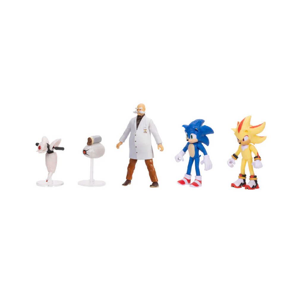 Blister 5 Figuras Wave 3 Sonic 3 6Cm - Image 4