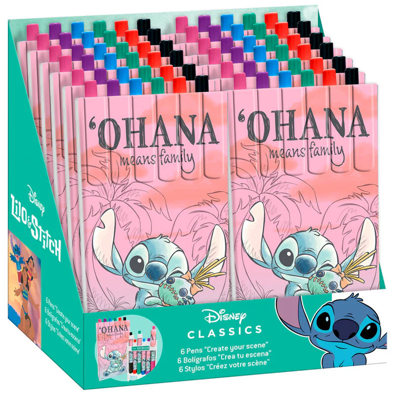 Blister 6 Boligrafos Stitch Disney - Image 3