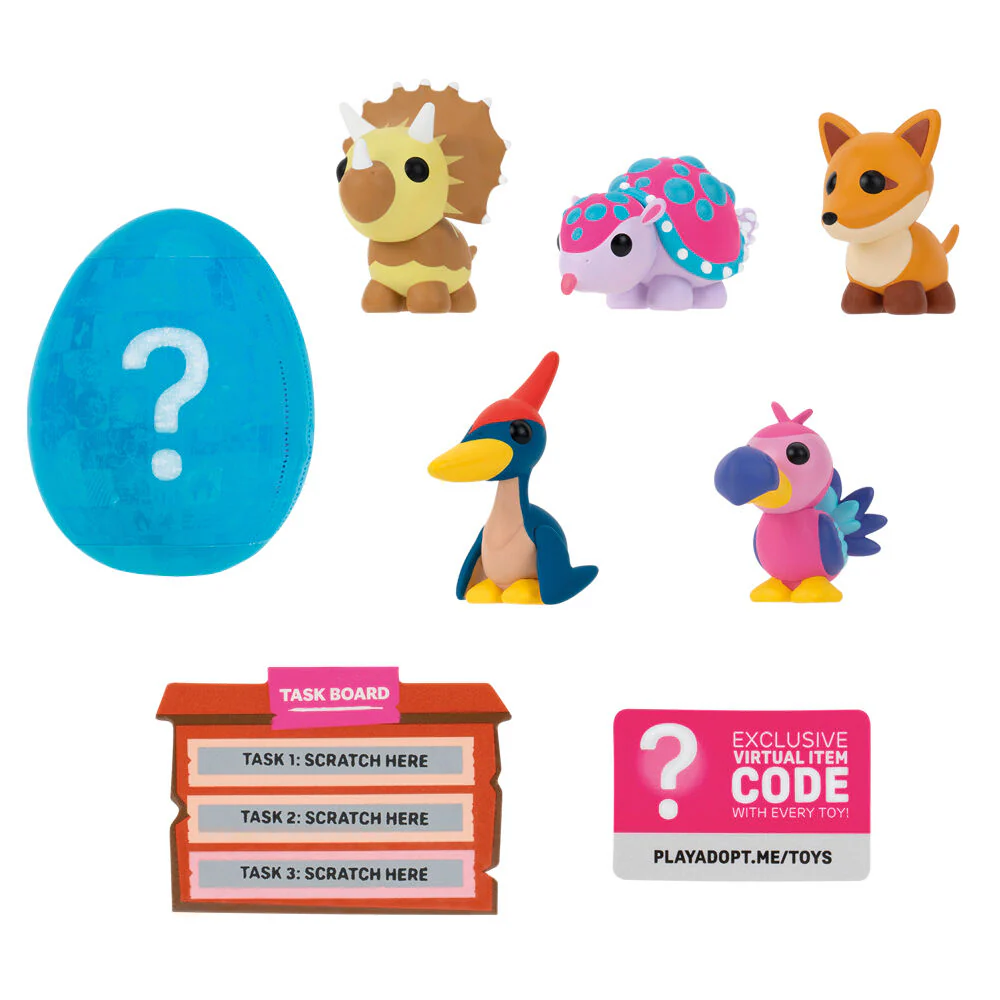Blister 6 Figuras Isla Fosil Adopt Me! - Image 2