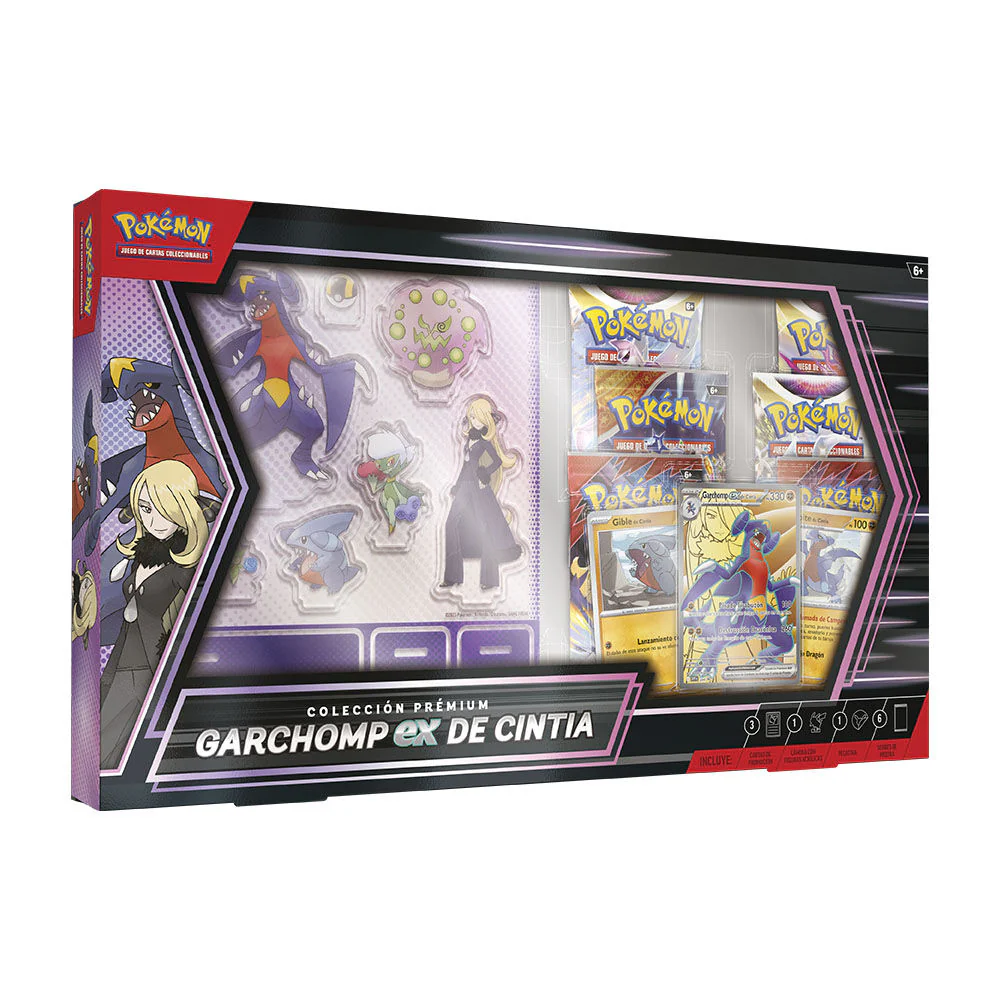 Blister Juego Cartas Coleccionables Garchomp Ex De Cintia Juntos De Aventuras Pokemon Español - Image 2