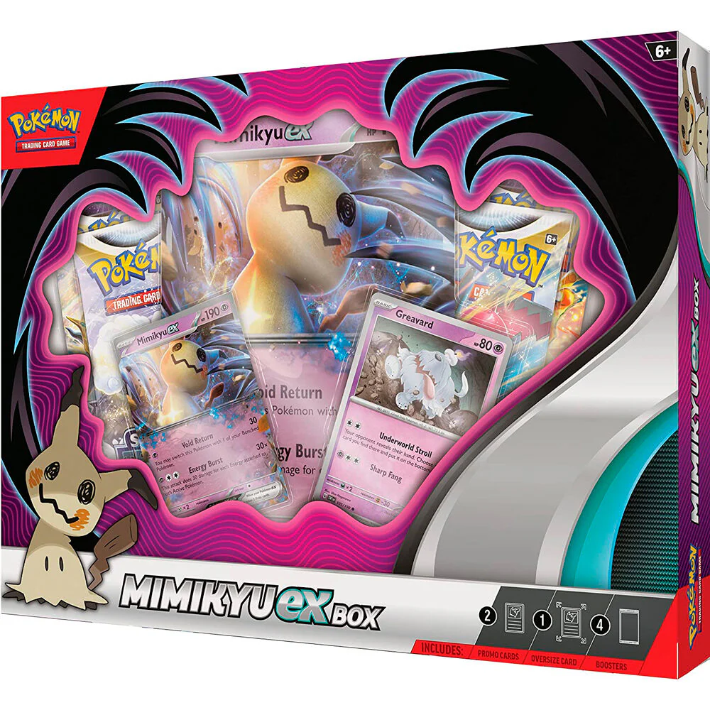 Blister Juego Cartas Coleccionables Mimikyu Ex Pokemon Ingles - Image 2