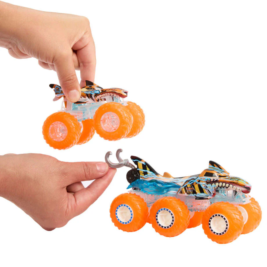 Blister Power Smashers Mega-wrex Y Tiger Shark Monster Trucks - Image 5