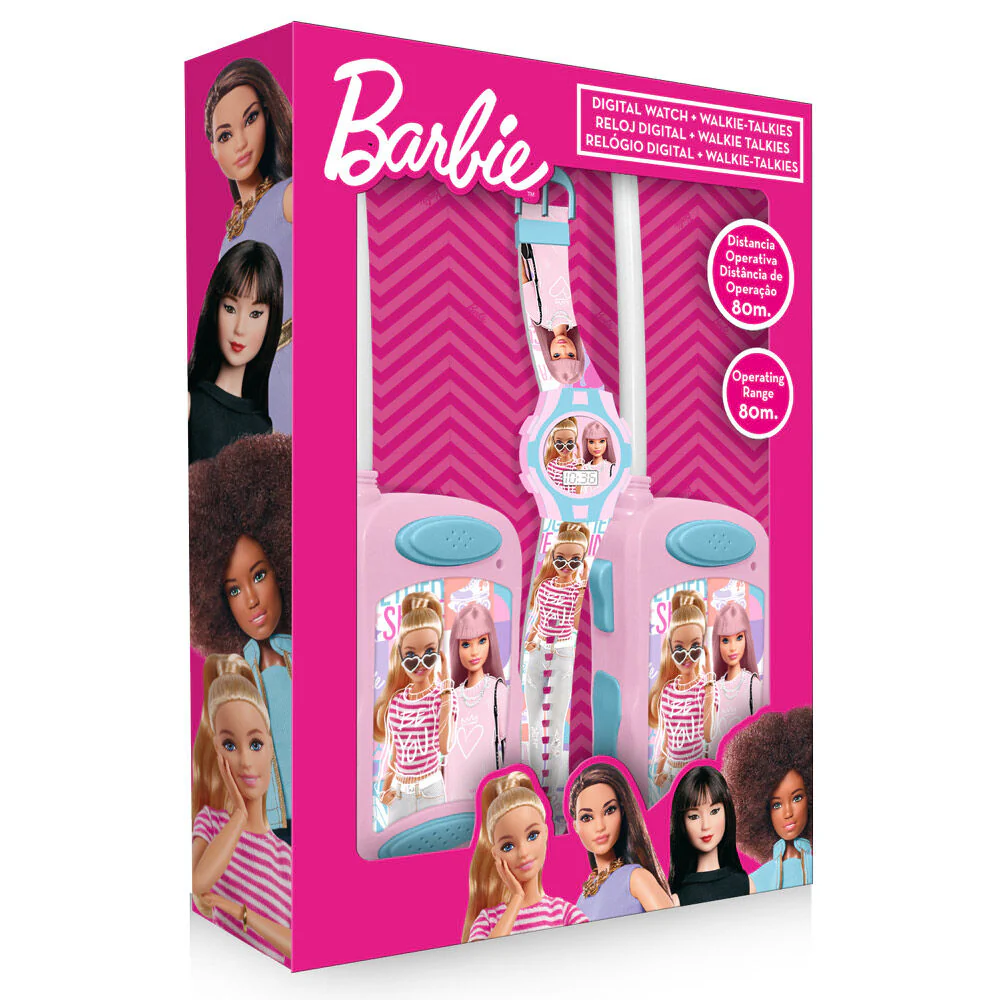 Blister Reloj Digital + Walkie Talkie Barbie - Image 2