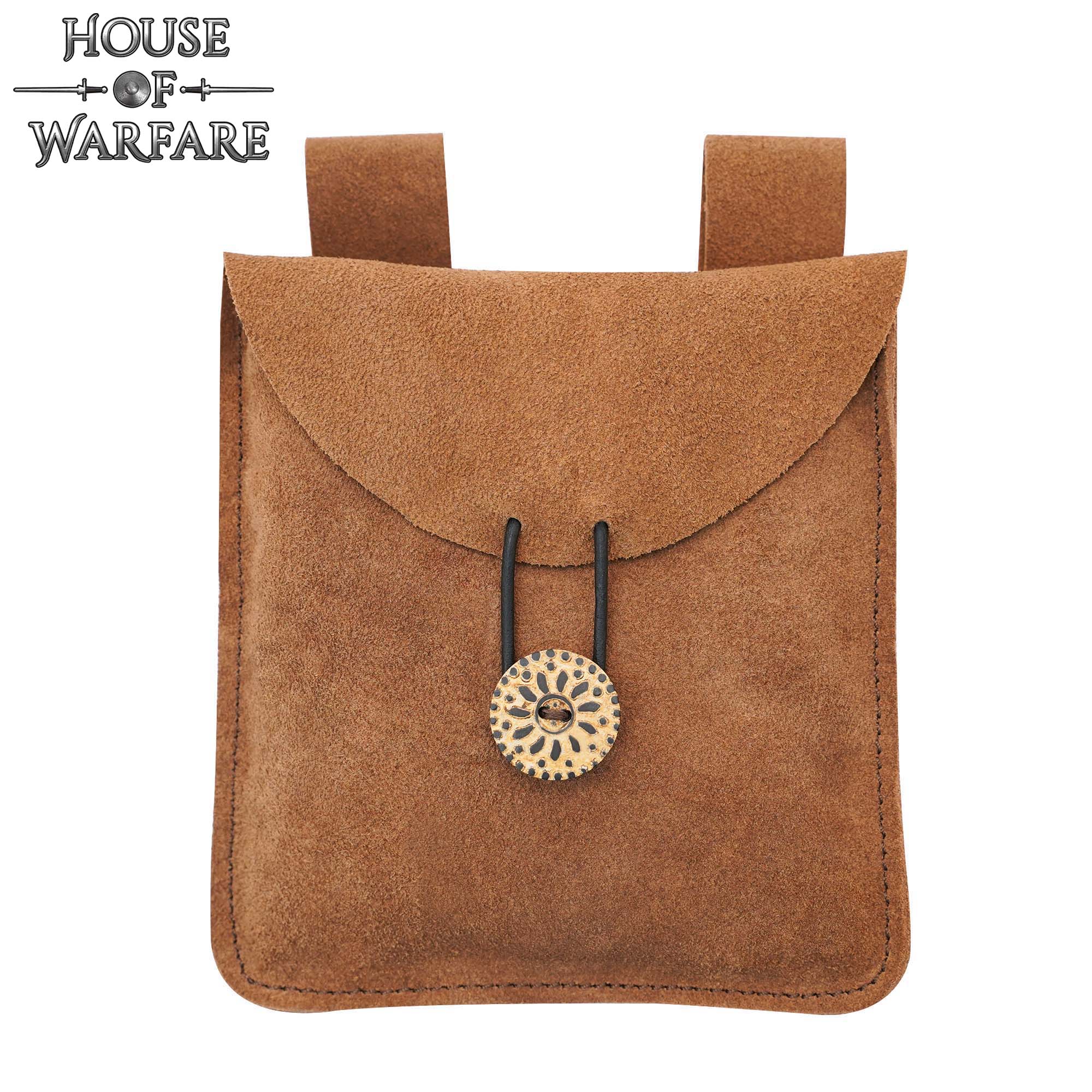 Bolsa Medieval Artesanal de Ante Grande - Image 4