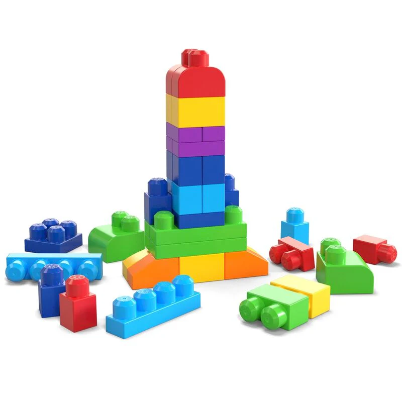 Bolsa Mega Bloks Azul 60Pzs - Image 3