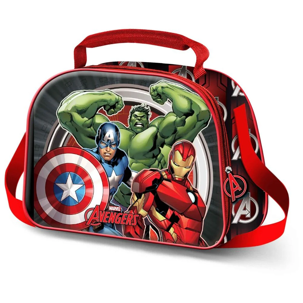 Bolsa Portameriendas 3D Almighty Los Vengadores Avengers Marvel