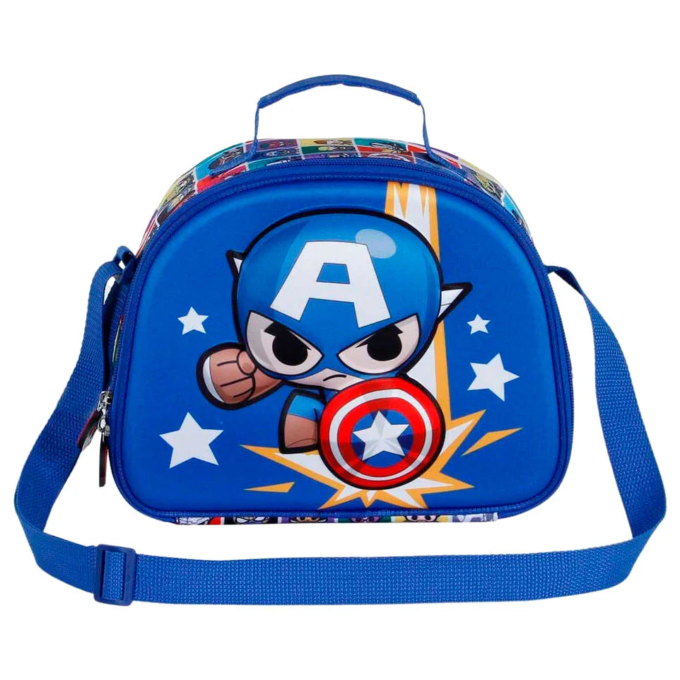 Bolsa Portameriendas 3D Punch Capitan America Vengadores Avengers Marvel - Image 2
