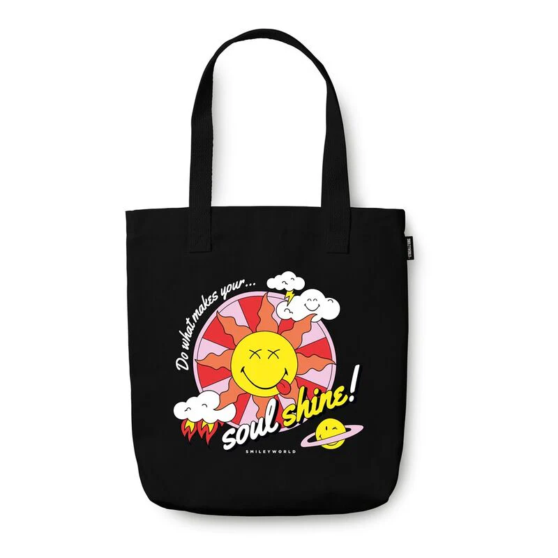 Bolsa Shopping Smiley Quirky Comics