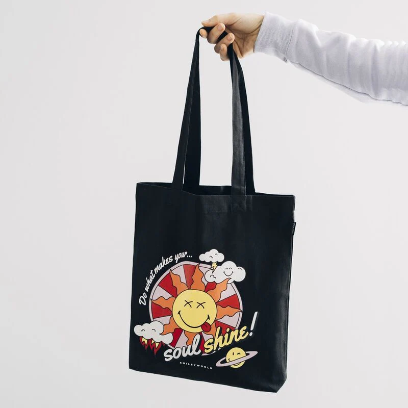 Bolsa Shopping Smiley Quirky Comics - Image 3