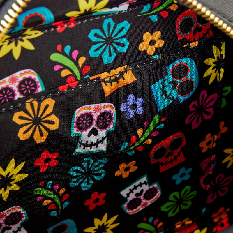 Bolso Miguel Calavera Floral Skull Coco Disney Loungefly - Image 6