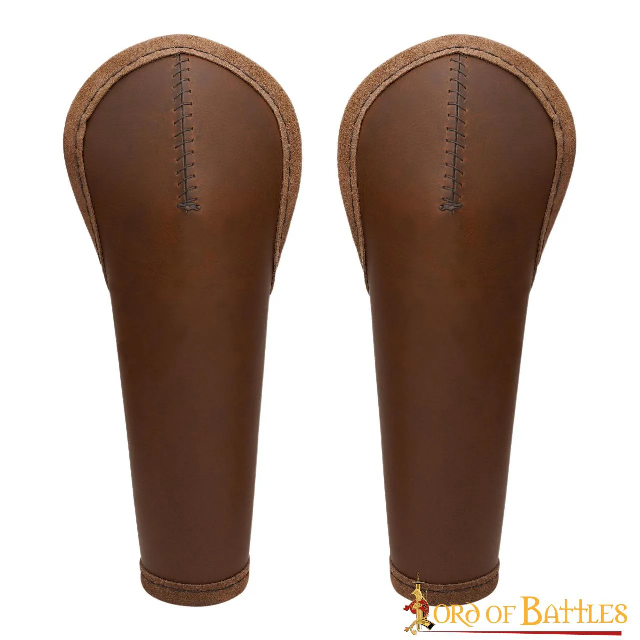 Brazaletes Medievales - Cuero con Protección en Codo - Image 3