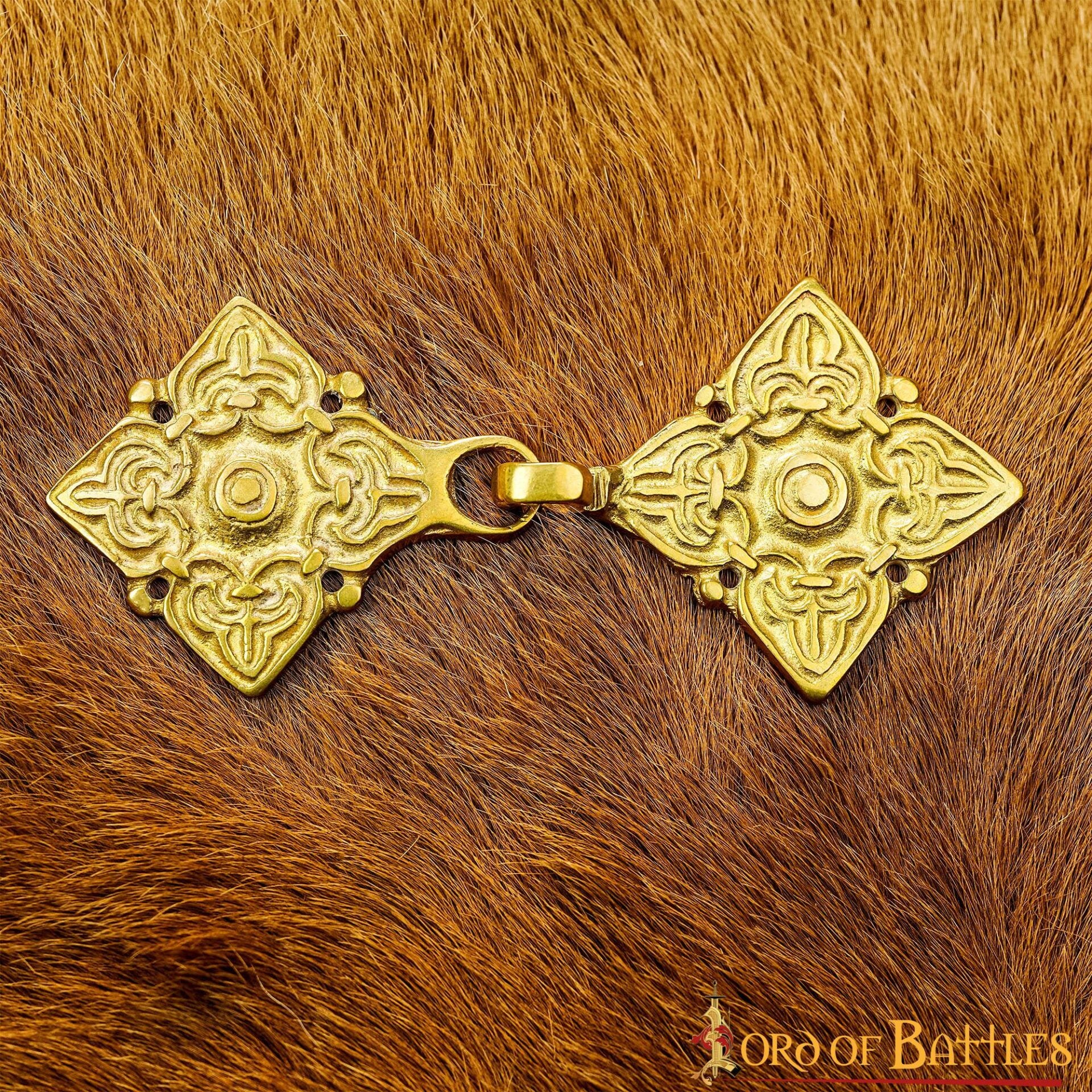 Broche de Latón Fundido para Caftán o Capa Vikinga / Rusa Histórica - Image 10