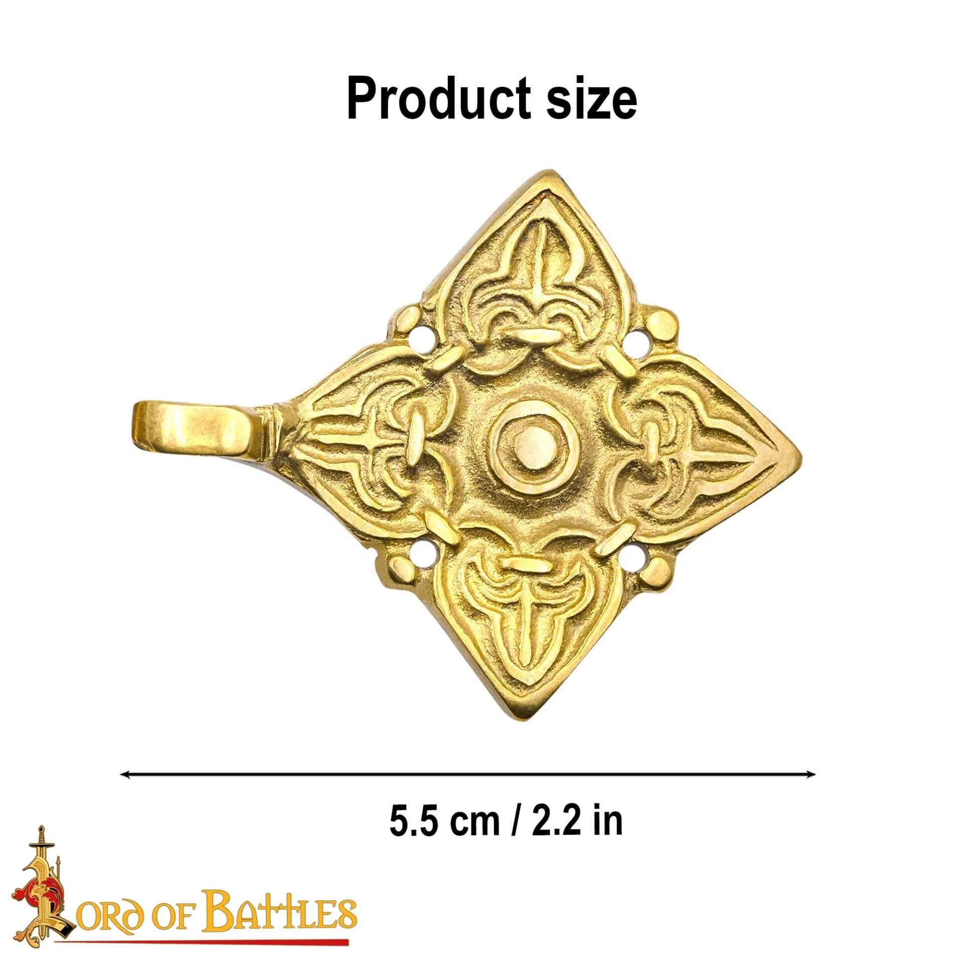 Broche de Latón Fundido para Caftán o Capa Vikinga / Rusa Histórica - Image 13